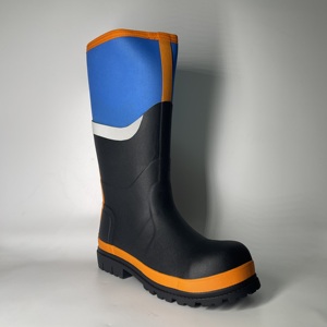 BOTTES DE TRAVAIL EN NÉOPRÈNE IMPERMÉABLES EN NÉOPRÈNE S5 DE SÉCURITÉ DU FABRICANT OEM - Product Image 2