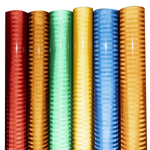 شريط عاكس قابل للطباعة من البولي إيثيلين تيريفثالات 3HAO وفقًا لمعيار ASTM D4956، يتوهج في الظلام، لافتات طرق عاكسة - Product Image 4