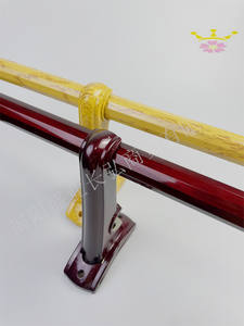 Roman Rod High Quality High Grade <strong>Light</strong> Curtain Accessories Curtain Hanger Imitation <strong>Wood</strong> Color <strong>Pole</strong> Curtain <strong>Poles</strong> - Product Image 3