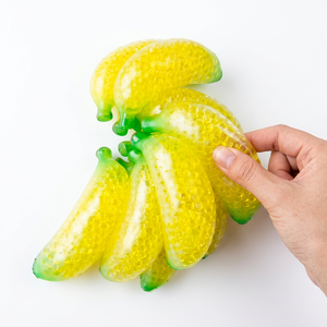 Venta al por Mayor de Nuevas Pelotas Antiestrés de TPR Suaves y Blandas con Forma de Plátano, Rellenas, para Aliviar el Estrés y la Ansiedad - Product Image 1