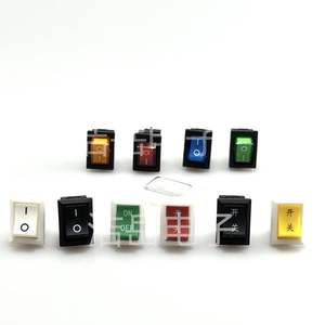 Interruptor basculante KCD1-101 de 19x13 mm, ON-OFF, terminal de soldadura, 6A 250V, con luz indicadora para básculas electrónicas - Product Image 5