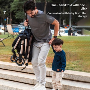 Cochecito Mycozy <span class=keywords><strong>EVA3</strong></span> de Alta Visibilidad para Niños de 0 a 3 Años, Marco de Aleación de Aluminio, Capacidad de Carga de 15 kg, Posiciones Sentado/Recostado, Apto para Avión - Product Image 2