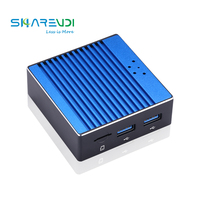 Mini PC de refroidissement sans ventilateur de petite taille 16 Go de RAM DDR4 RK3399 2Nics prend en charge Win Linux pare-feu à source ouverte utilisation industrielle prises US AU