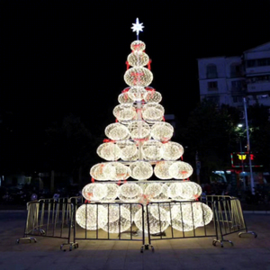 Guirlande lumineuse LED de Noël extérieure IP65 étanche, contrôle sans fil, couleur personnalisable pour décorations de jardin intérieures/extérieures - Product Image 1