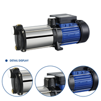 Pompe à eau domestique 1 "X1" Pompes centrifuges multicellulaires électriques à haute pression et auto-amorçantes