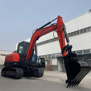 China <span class=keywords><strong>6</strong></span> Ton Graafmachine Yanmar Motor Constructie En Landbouw Grote Cabine Rupsgraafmachine - Product Image 1