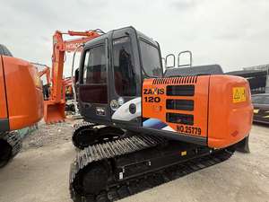 Excavateur Hitachi ZX120 de taille moyenne de 12 tonnes d'occasion, un équipement de construction fiable. Offert à un prix bas. - Product Image 2