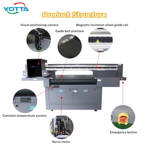 Impresora UV de Cama Plana Yotta 1319 con Sistema de Transporte por Cinta, Línea de Ensamblaje, Posicionamiento Visual Automático CCD y Cinta Guía UV - Product Image 3