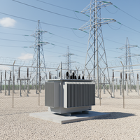S11-S13-S20 630KVA transformateur de puissance immergé dans l'huile cuivre aluminium haute tension triphasé 250/400KW 110V 60Hz