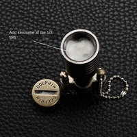 Briquet à kérosène en métal au design moderne HY603 avec meule de bouteille de vin pour les cadeaux d'affaires en gros