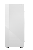 Boîtier ATX standard SAMA entièrement blanc, mini boîtier ITX pour ordinateur de jeu PC