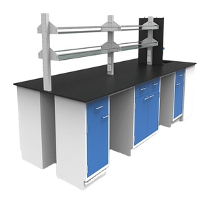 Meuble de laboratoire biologique avec Table de 3m de Long, établi de travail - Product Image 1