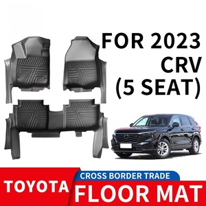 Alfombrillas de coche 5D de caucho TPE ecológicas, impermeables y antideslizantes, personalizadas de fábrica, 3 piezas para Honda CRV (5 plazas) 2023 - Product Image 1