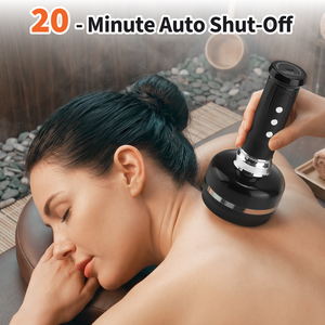 Masseur à ventouses électrique rechargeable chauffant pour le corps, appareil de raclage corporel, brûleur de graisse, anti-cellulite, <span class=keywords><strong>ventouse</strong></span> de <span class=keywords><strong>massage</strong></span> Gua Sha - Product Image 2