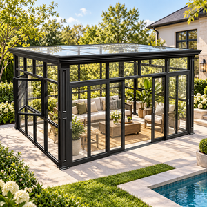 Gazebo de Aluminio Personalizado con Vidrio Templado, Insonorizado, con Sombreado, para Jardín o Terraza - Product Image 4