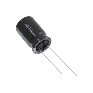 Condensador de Aluminio de 330uF, 10%, 50V, Radial TH, Canal del Fabricante UKL1H331KHD - Product Image 1