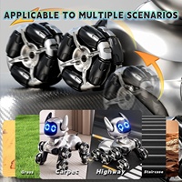 4DRC Y9 Intelligenter RC-Roboterhund 2,4G 8-Rad Ferngesteuertes Stunt-Auto Berührungssensitiv Interaktives Haustier-Spielzeug Geburtstagsgeschenk für Kinder