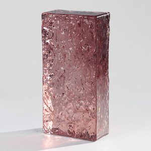 Ladrillo de Vidrio Sólido Pintado de Fábrica ADL, Patrón de Hielo, Ladrillo de Vidrio Fundido en Caliente, Patrón Moderno para Construcción de Paredes - Product Image 4