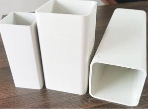 Tubo <span class=keywords><strong>Rectangular</strong></span> Personalizado de 100x100 100x50, Tubo Cuadrado Rígido de Plástico UPVC PVC, Tubo de Extrusión de Plástico - Product Image 2