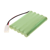 Pack de batteries rechargeables Ni-MH 6V 2000mAh 5 AA avec connecteur SM-2P noir à 2 broches et câble de charge USB pour camions et voitures RC