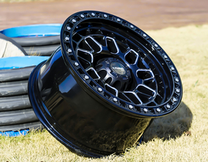 Rines de Aleación Estilo Beadlock Kipardo 17x9, Rines Todoterreno Personalizados para Chevy Tahoe, GMC Yukon, <span class=keywords><strong>Hummer</strong></span> H2 - Product Image 6
