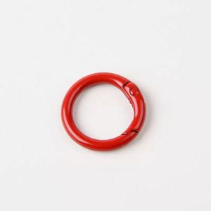 Multipurpose 25MM Colored <b>Baked</b> Paint Spring Ring Keychain Mobile Phone Chain <b>Accessory</b> Open Spring Buckle for Bags Purses - Product Image 3
