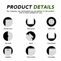 Pochette souple personnalisée avec bec verseur et bouchon pour jus de fruits, purée de fruits et aliments pour bébés – Sachet plastique à fond plat