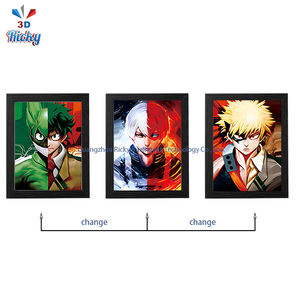 Póster 3D <span class=keywords><strong>de</strong></span> Anime Ricky, <span class=keywords><strong>Academia</strong></span> <span class=keywords><strong>de</strong></span> Superhéroes, Arte Mural 3D, Póster <span class=keywords><strong>de</strong></span> Plástico - Material PET con Recubrimiento UV Personalizado, Póster 3D <span class=keywords><strong>de</strong></span> Anime - Product Image 2