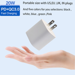 Du Lịch Tường Sạc Nhà Máy Sạc Di Động USB A + C <span class=keywords><strong>Adapter</strong></span> Sạc Nhanh 3.0 Phổ Sạc Điện Thoại - Product Image 6