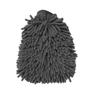 Guante de Microfibra Chenille Premium para Lavado de Autos, Antiarañazos, de Poliéster, Súper Absorbente, Suave, en Color Naranja, para el Cuidado del Automóvil - Product Image 1