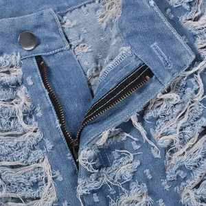 <span class=keywords><strong>Jeans</strong></span> en denim respirant à taille évidée et jambe droite pour femmes - Product Image 6