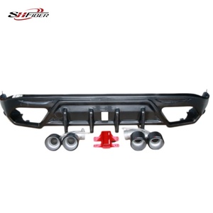 Difusor Trasero de Fibra de Carbono Stelvio, para Parachoques Trasero de <span class=keywords><strong>Alfa</strong></span> Romeo Stelvio (949) 16+ - Product Image 1