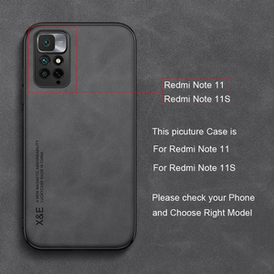 Funda magnética de cuero de lujo para móvil, cubierta con placa de Metal para <span class=keywords><strong>Xiaomi</strong></span> Redmi <span class=keywords><strong>Note</strong></span> <span class=keywords><strong>11</strong></span> 10 9 Pro 11S 10S Note11 11Pro POCO X3 NFC Pro F3 - Product Image 2
