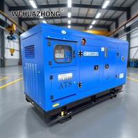Groupe électrogène diesel super silencieux 60 kVA 48 kW, moteur Weichai, 1500 tr/min, 50 Hz/60 Hz, ATS, triphasé quatre fils, durable