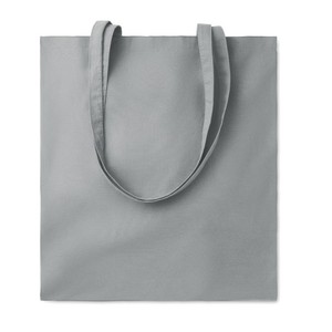 Bolsa de Compras de Algodón Cottonel, Mediana, 30-50 cm, Gris, con Asa para el Hombro, para Comestibles - Product Image 1