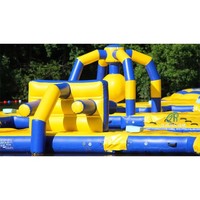 Parc aquatique gonflable personnalisé, jeux et activités aquatiques flottantes, fabricant de parcs aquatiques gonflables à Guangzhou