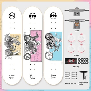 Longboard à double bascule en alliage d'aluminium, double absorption des chocs, 80x20cm, capacité de charge 150kg - Product Image 4