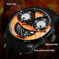 Montre-bracelet mécanique automatique pour homme en acier inoxydable, logo de marque personnalisé OEM, design unique, montre tendance Joker, faible MOQ