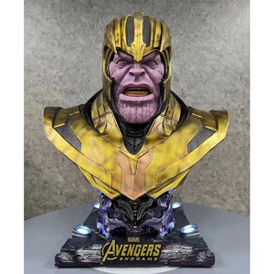 Busto de <span class=keywords><strong>Thanos</strong></span> de Resina a Escala Real 1/1, Figura de <span class=keywords><strong>Los</strong></span> <span class=keywords><strong>Vengadores</strong></span>: Guerra del Infinito, Escultura de Regalo para Fanáticos de Marvel, Decoración - Product Image 6