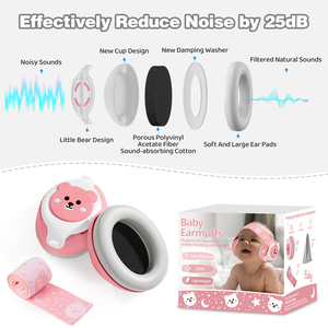 Protectores Auditivos para Bebés, Orejeras Insonorizantes con Cancelación de Ruido, Diadema con Reducción de Ruido para Niños, Bebés e Infantes - Product Image 2