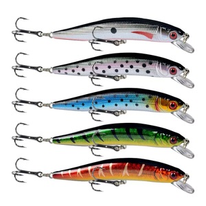Leurres de pêche Minnow à longue portée, flottants, avec hameçon triple pour la pêche au Jerk - Product Image 4