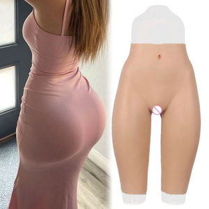 Culotte en Silicone Artificielle à Effet Vagin Faux Sexe, Faux <span class=keywords><strong>Hanches</strong></span> en Silicone avec Grosses Fesses pour Travestissement et Drag Queen - Product Image 1