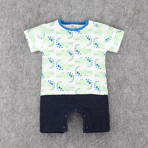 Tienda en Línea, Venta al por Mayor de Rompers para Bebé Niño, Color Sólido, con Lindos Estampados, de China - Product Image 4