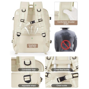 Sac à dos de voyage respirant personnalisé OEM ODM, couleur au choix, en nylon de haute qualité, avec sangle pour bagage, pour le <span class=keywords><strong>travail</strong></span>, les voyages et l'usage quotidien - Product Image 4