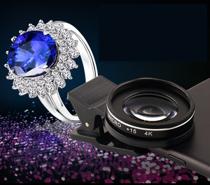 من المصنع مواد يدوية عالية الدقة من الألومنيوم + الزجاج عدسة بزاوية واسعة 37 الهاتف المحمول عدسة بزاوية واسعة - Product Image 3