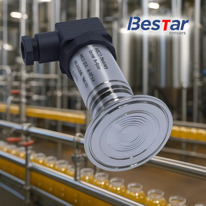 4-20mA ทรานสมิตเตอร์เซนเซอร์ความดัน1-5VDC 0.5% FS RS485แบนอุปกรณ์รับแรงดันสำหรับอุตสาหกรรมแปรรูปอาหาร - Product Image 1