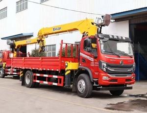 Grue de camion Dongfeng à prix d'usine, grue de camion de 8 tonnes avec moteur <span class=keywords><strong>national</strong></span> VI, bras à double cylindre et caisse de chargement - Product Image 2