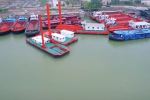 <span class=keywords><strong>Split</strong></span> Barge für Schlamm-und Stein bagger mit einer Kapazität von 100cbm 200 Cbm 500 Cbm - Product Image 4