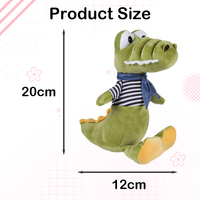 Peluches d'alligator, animaux en peluche dinosaures, peluches Triceratops douces, cadeaux d'anniversaire pour enfants, filles et garçons