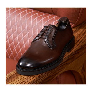 Scarpe Eleganti da Uomo, Calzature Moda <span class=keywords><strong>Baita</strong></span> Lucide, Scarpe in Pelle di Vacchetta Traspirante di Grande Taglia per Uomo - Product Image 4